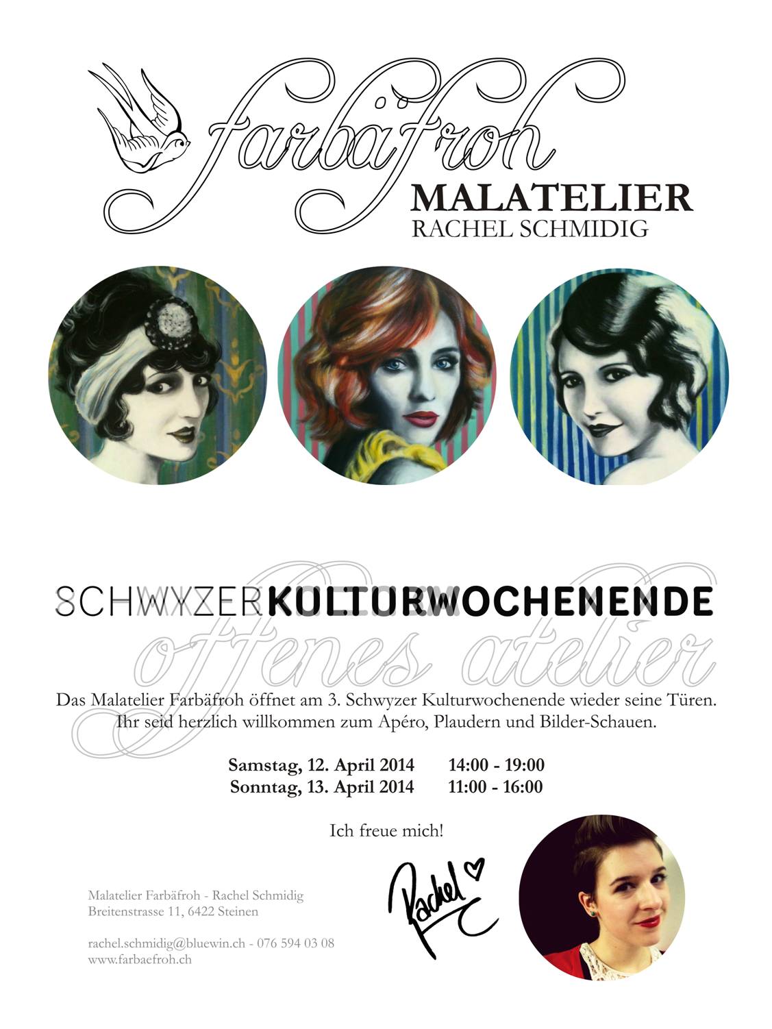 Flyer zum Schwyzer Kulturwochenende 2014